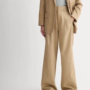 Everlane The Draper Pleated Pant in Buttersmooth, Size 10 Short